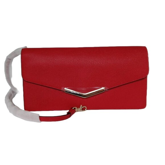 Demi Clutch Chinatown Cherry Leather Handbag Time's Arrow NWT - Picture 4 of 7